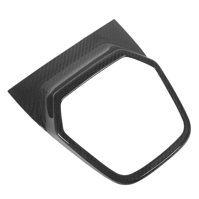 Car Gear Box Cover Trim Carbon Fiber Console Shifter Panel