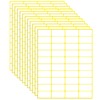 38x19mm,1200PCS Matte White Labels Stickers Small Sticky Labels Name Labels