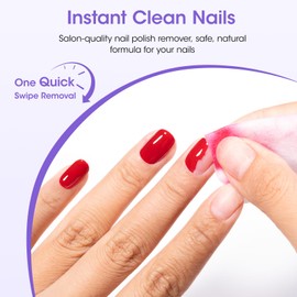 Gellen Non Acetone Nail Polish Remover | Nail Polish Remover Pump Enriched with Jojoba Oil Castor Oil | Soak off Gel Polish Remover for Nails | Frequent Usage at Home Diy Salon, 16 Fl Oz