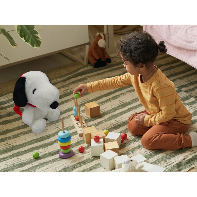 CYPBRANDS Unisex Kids Snoopy Mochila Peluche Backpack, White, multicoloured, M