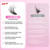 XIUSUZAKI DIY Lash Extension Individual Lash Clusters Extensions 280Pcs for