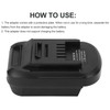 Battery Adapter Converter Dock Power Connector Conversion Tool for 18V