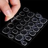 MOLILON 480pcs Nail Adhesive Tabs Transparent Waterproof Breathable Jelly Glue