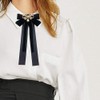 JKQBUX Pre-Tied Bow Tie Ribbon brooches Neck Shirt Tie Collar