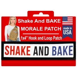 Shake and Bake Ricky Bobby Talladega Nights Morale Patch by RedheadedTshirts | If You Ain't First You're Last! | Perfect for Your Ricky Bobby Costume | Shake N Bake Patch |1x4 Patch for Your Hat