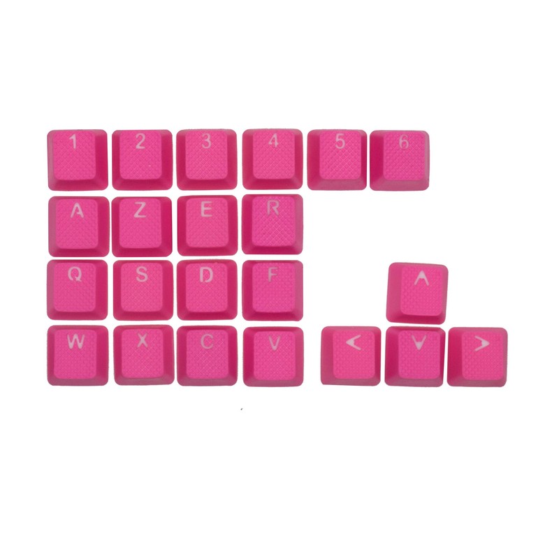 TAI-HAO Rubber Gaming Backlit Keycaps Set - 22 Keys Compatible