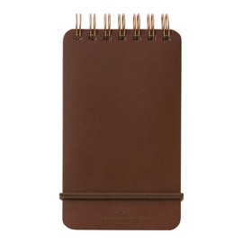 DESIGNPHIL Midori 11799006 Notepad WM Ring Memo Grain Dark Brown