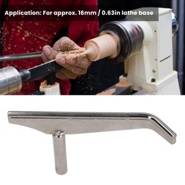 Lathe Tool Rest 5/8 Inch Post, Alloy Steel Woodturning Tool Rest for Wood Lathe Woodworking, Hardened Steel Rod Special Shaped Wood Turning Lathe Turning Tool Rest Bar
