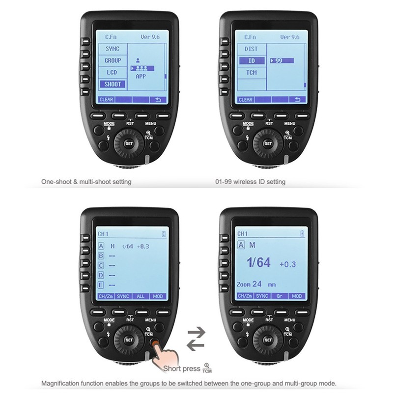 Godox Xpro-C 2.4G X System TTL Wireless Trigger Transmitter with