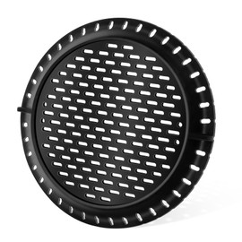 Shower Drain Hair Catcher Cover, Bathroom Sink Drain Strainer with Silicone Rim, Stainless Steel Round Flat Filter Hair Trap for Bathtub, Tub, Shower, Bathroom Floor (Black)