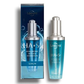 Lācurā - Aldi | HA 5+ Hyaluronic Acid Intense Hydration Serum | Moisturizing & Plumping Face Serum for Smooth, Hydrated Skin | 50mL