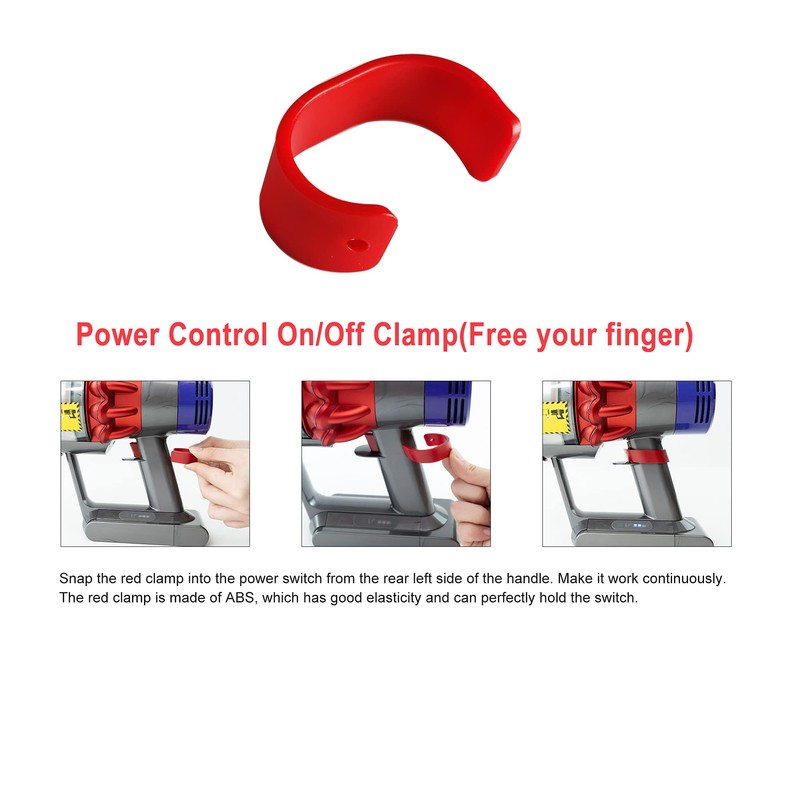 EZ SPARES Power Button,Compatible with Dyson V6 V7 V8 V10