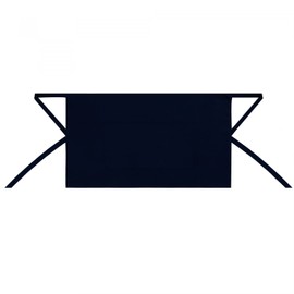 MISEMIYA Unisex Short Apron with Pocket 40mm x 70mm, navy