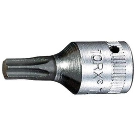 Stabilay Hex Robe Socket 44KTX-T40, Insertion Angle: 0.25 x Total Length: 1.1 inches (28 mm), 1 piece