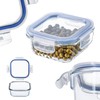 KADAX Glass Container with Lid, Food Container, Dishwasher Safe Food