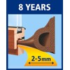 tesamoll Polyethylene Profile Rubber Seal for 2-5 mm Gaps