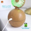 Maíz 3pzs Humidificador Difusor Ventilador Aromaterapia Luz Led