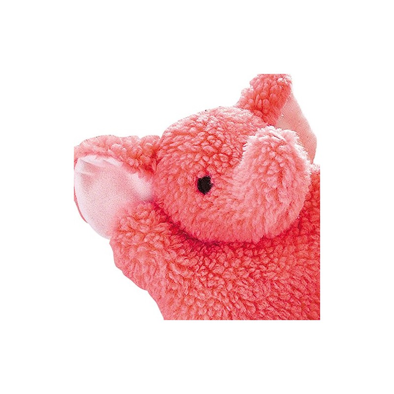 Zanies Cuddly Berber Baby Elephant Dog Toys, Pink 8-Inch