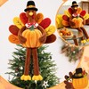 21 Inch Fall Tree Topper Thanksgiving Turkey Gnome Tree Topper