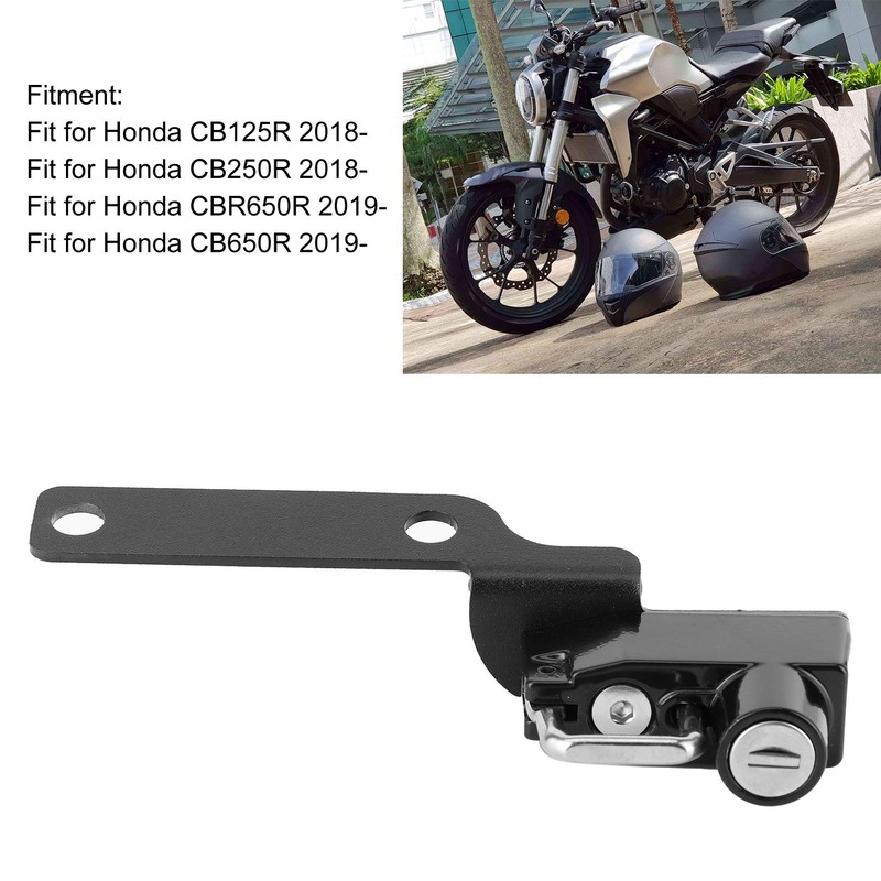 Motorcycle Helmet Lock Anti Theft Secure 2 Keys Helmet CB125R