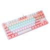 BAJEAL 87 Keys Wired Mechanical Keyboard Mixed Light Mechanical Keyboard