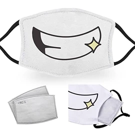 Shiny Smile - Reusable Adult Face Masks - 2 Filters Included