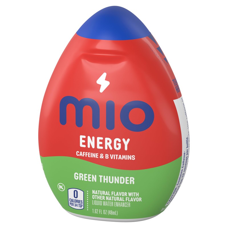MiO Green Thunder Enhancer, 1.62 Fl Oz (Pack of 4)