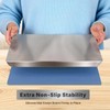 Stainless Steel Cutting Board with Lip, Extra Large Non Toxic