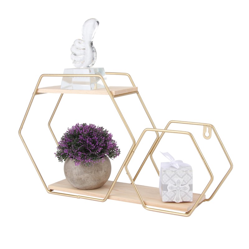 Wall Mounted No Punch Shelves Display Storage Rack Home Office