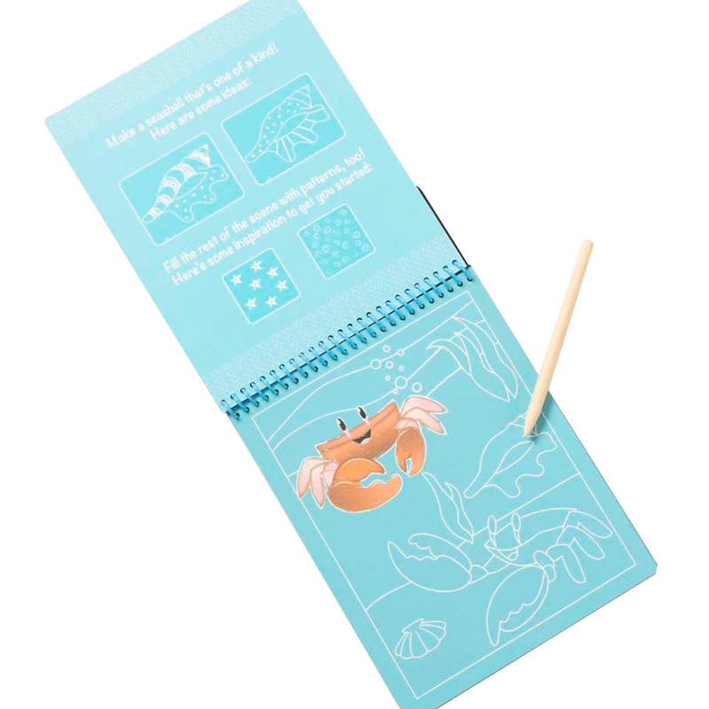 Melissa & Doug On the Go Scratch Art Sea Life