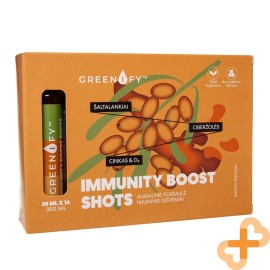 GREENIFY Immunity Boost Herbal Shots Immune System Supplement 25ml x 14 Pcs