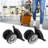 Alomejor Pack of 2 Replacement Luggage Wheels, Left and Right