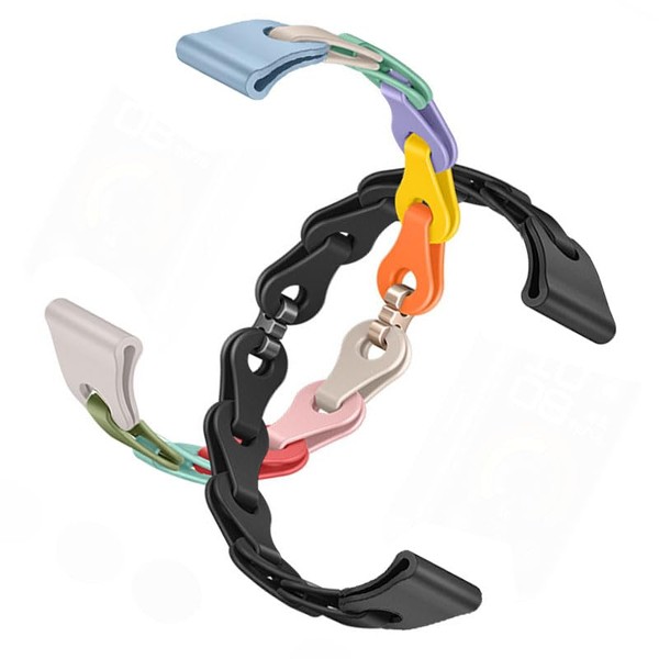 Xininyia Compatible for Plaud NotePin Wristband, 2-Pack Hollowed Out Soft