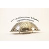 ExcelSteel Foldable Vegetable Steamer, Stainless Steel