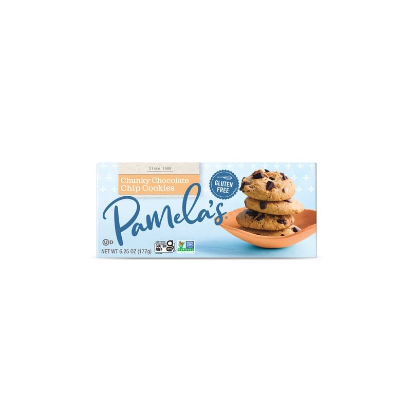 Pamela's Products, Cookies Chunky Chocolate Chip, 6.25 Ounce (Pack of
