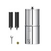 Aqua Crest Gravity Water Filter System, NSF/ANSI 42&372 Certified Black