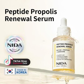 NIDA Peptide Propolis Renewal Serum Wrinkles Fine Lines Aging Skin Daily Radiant