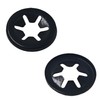 AUXBC 50Pcs Internal Tooth Lock Washers Set, M5x14mm Star Push
