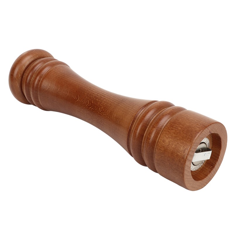 Wooden Pepper Grinder Refillable Rustproof Stainless Steel Core Manual Salt