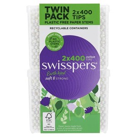 Swisspers Buy Swisspers Cotton Tips Paper Stems 2x400 Pack Online