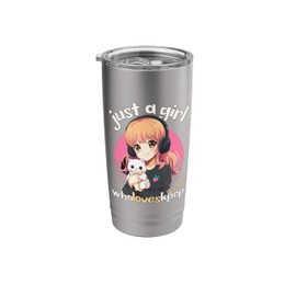 Kpop & Cats K-Pop Merch Korean Merchandise Teen Girls Cute Stainless Steel Insulated Tumbler