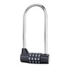 Combination Lock, 5 Digit Combination Padlock, 7mm Width Flexible Cable