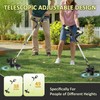 20V Cordless String Trimmer, 2.0Ah Battery Powered with Fast Charger,