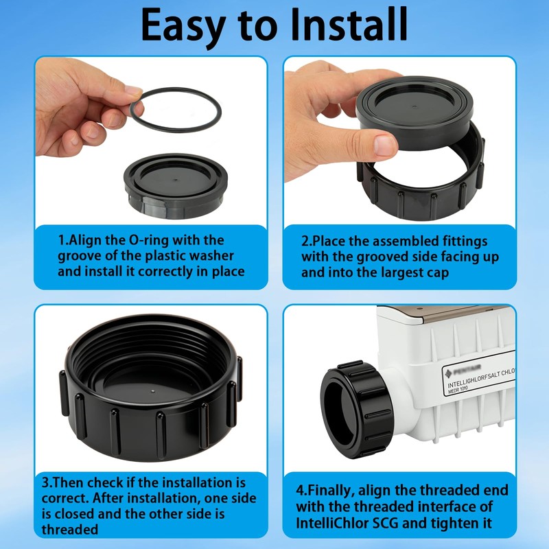 Eiahonen 520670 The Exact Acid Washing Kit, Replacement for Pentair