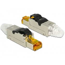 DeLOCK RJ45 Connector Feldkonfektionierbar Cat. 6 A Metal