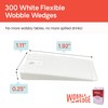 Wobble Wedges Flexible Plastic Shims, 300 Pack - MADE IN