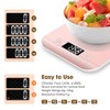 Mik-Nana Food Scale Pink, 10kg/22lb Digital Kitchen Scale Weight Grams