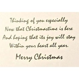 Majestic Greetings 5-Hi-Lites Majestic Greeting Christmas Thinking You Tree Decorations Joy Family