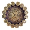DWK 12 Gauge Shotgun Shell Round Ashtray, 4.5" Diameter, Brown,