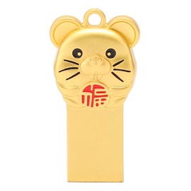 Flash Drive Metal Portable Waterproof Uncovered 2.0 USB Thumb Memory Stick for Information Storage16G